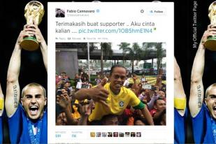 Mantan Kapten Italia "Twit Pic" Ronaldinho Indonesia