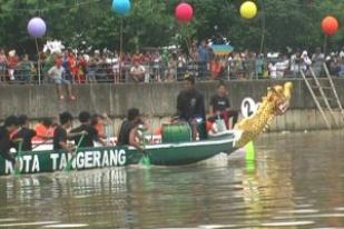 Kota Tangerang Lestarikan Budaya Lomba Perahu Naga