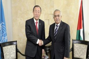 Sekjen PBB Sambut PM Palestina Yang Baru