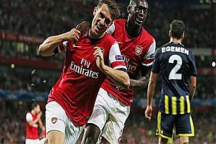Playoff Liga Champions: Arsenal Bantai Fenerbache 2-0