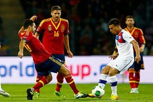 Pertandingan Persahabatan: Chile Imbangi Spanyol 2-2