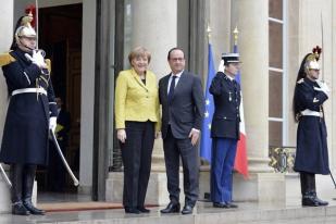 Merkel dan Hollande Pidato di Parlemen Eropa Oktober Mendatang