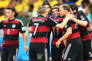 Brasil Dibantai Jerman 1-7