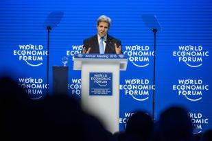 Pidato Menlu AS di Davos