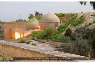 ISIS Hancurkan Biara dan Gereja Suriah dengan Buldoser