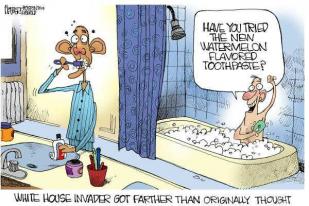 Surat Kabar AS Minta Maaf Karena Tampilkan Kartun Obama