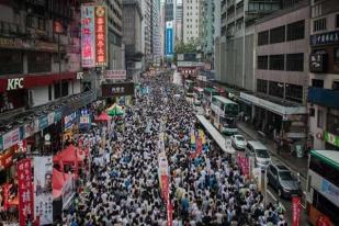 Warga Kristen Hong Kong Bergabung dalam Protes Pro Demokrasi
