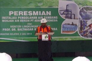 Menteri Lingkungan Hidup Resmikan Fasilitas Pengolahan Air di Kalimantan Selatan