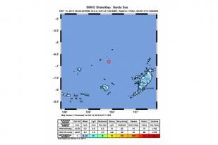 Gempa 5,3 SR Guncang Maluku Tenggara Barat