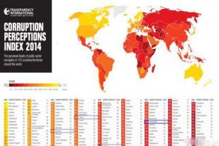 Indonesia di Peringkat 107 Indeks Persepsi Korupsi