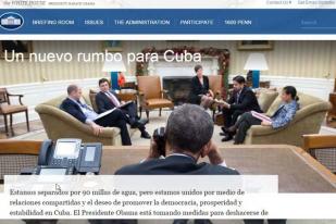 Gedung Putih Luncurkan Laman untuk Kuba di Situsnya