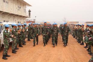 33 Prajurit TNI Tiba di Central African Republic