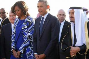 Tak Pakai Kerudung Saat di Arab Saudi, Michelle Obama Dikritik