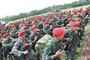 Panglima TNI Sidak Grup 1 Kopassus