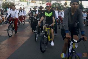 Presiden Jokowi Ikuti Car Free Day di Bogor