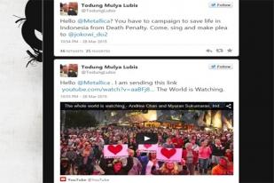 Metallica Diminta Bujuk Jokowi Batalkan Hukuman Mati 