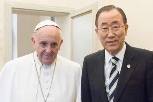 Sekjen PBB Minta Paus Jadi Suara Moral Perubahan Iklim