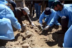 Irak Gali Kuburan Massal Korban ISIS di Tikrit