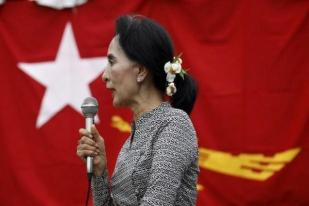 Suu Kyi Sapu Bersih Suara di Pemilu Presiden Myanmar