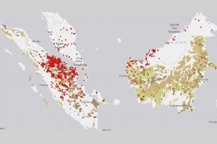 BMKG Pantau 45 Titik Panas di Riau Melalui Citra Satelit