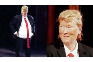 Aktris Meryl Streep Tirukan Donald Trump