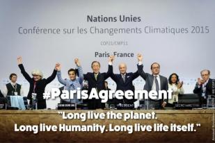 Kesepakatan Paris Diberlakukan 4 November