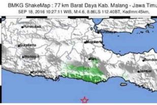 BMKG: Gempa Malang Akibat Aktivitas Subduksi Lempeng