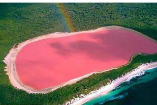 Sebuah Danau di Australia Berubah Jadi Warna Merah Muda