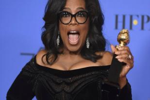Oprah Winfrey Raih Cecil B DeMille di Golden Globe 2018