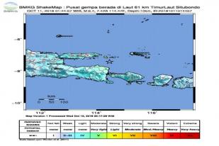 Gempa Bumi Tektonik Guncang Jatim dan Bali, Tidak Berpotensi Tsunami