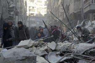 500 Orang Tewas Dalam Serangan Pemerintah Suriah di Aleppo