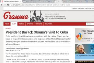 Editorial Koran Kuba Kecam Campur Tangan AS