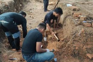 Arkeolog Jatim Temukan Tiga Arca di Situs Gondang Trenggalek