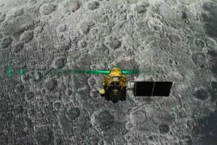 ISRO: Kamera Temukan Vikram di Bulan