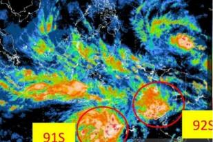BMKG Deteksi Munculnya Dua Bibit SiklonTropis di Selatan Indonesia