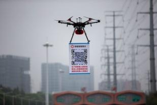 Drone Pertanian Bantu Pengendalian Epidemi Virus Corona di Pedesaan China