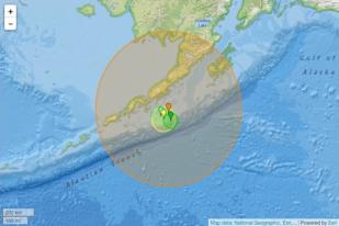 Gempa Bumi Berkekuatan 7,8 Mengguncang Alaska, AS