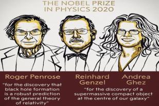 Hadiah Nobel Fisika Diberikan pada Tiga Orang untuk Penemuan Luar Angkasa  