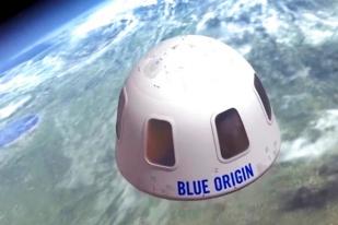 AS Setujui Izin Perjalanan Antariksa Blue Origin