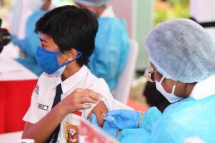 Pelajar RI Terima Vaksinasi 49.000 Orang
