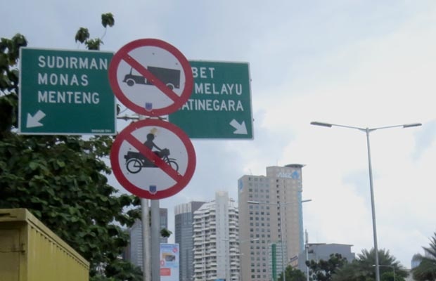 JLNT Tanah Abang-Kampung Melayu Jadi Sasaran Kendaraan Roda Dua