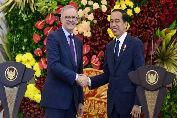 Jokowi dan PM Australia Bahas Kerja Sama Ekonomi dan Pertahanan