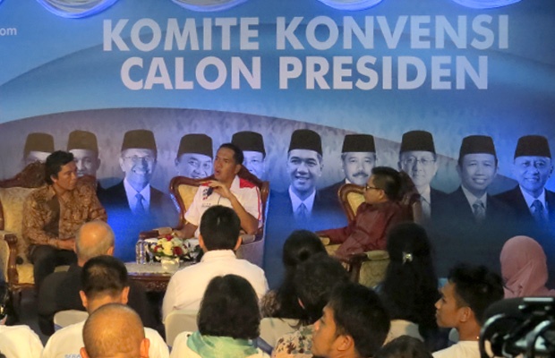 Gita Wirjawan Sambangi Komite Konvensi Capres Demokrat  