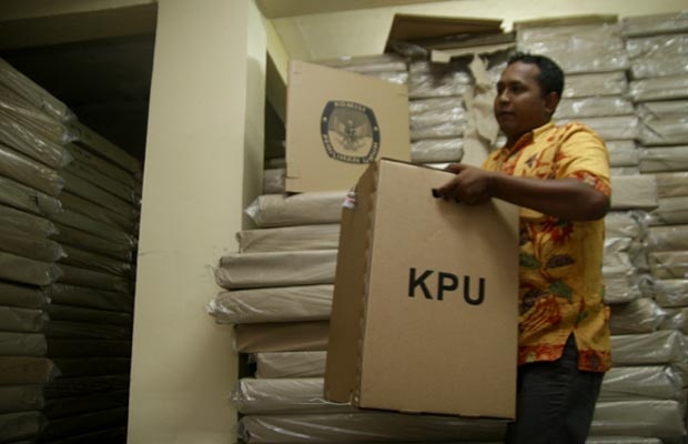 Persiapan Logistik Pemilu di KPU Provinsi Jakarta