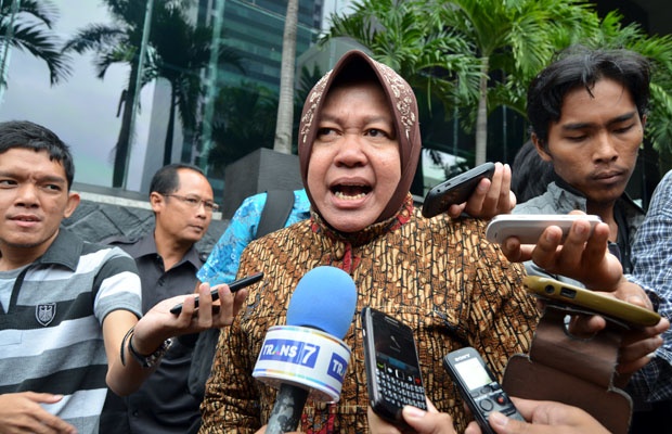 Walikota Surabaya Tri Rismaharini Menyambangi KPK Terkait Kasus Kebun Binatang Surabaya