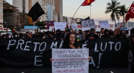 Seratusan Demonstran Ditangkap di Sao Paulo Setelah Aksi Anti Piala Dunia