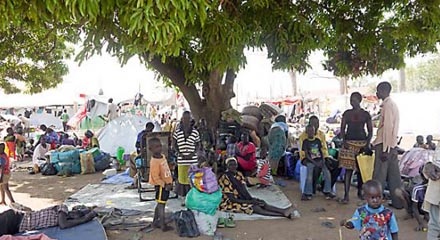 Pengungsi Sudan Selatan Menjadi Relawan LWF di Adjumani, Uganda