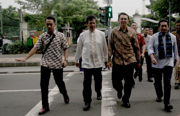 Jokowi dan Basuki ke Kantor Tanpa Kendaraan Dinas