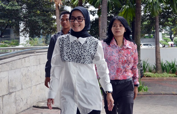 Bupati Lebak Banten, Iti Octavia Jayabaya diperiksa KPK 