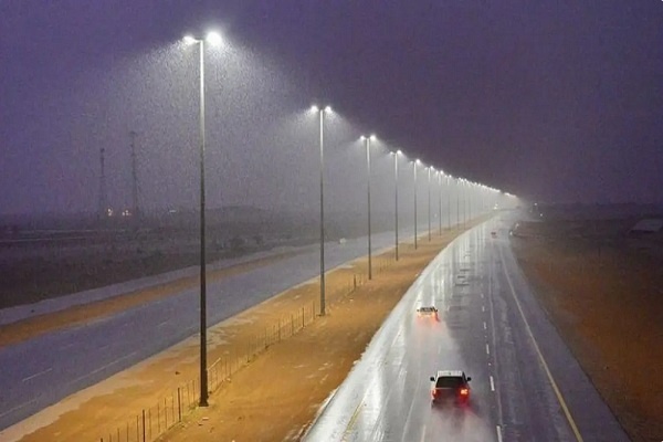 Arab Saudi: Banjir Akibat Hujan Deras, dan Salju di Provinsi Ha’il